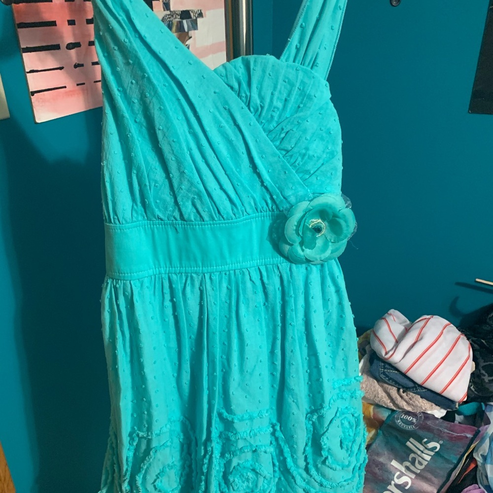 Beautiful aqua girls dress. New with tags